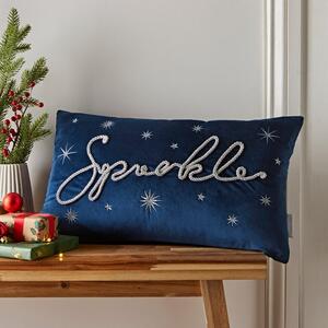 Catherine Lansfield Sparkle Rectangle Cushion