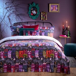 Creepy Town Polycotton Duvet Cover and Pillowcase Set