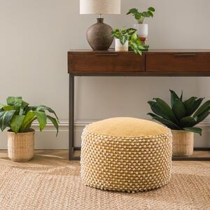 Jersey Bobble Round Pouffe