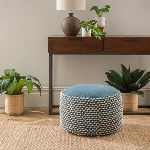 Jersey Bobble Round Pouffe