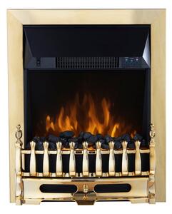 Warmlite 2KW Electric Fire Brass