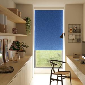 Luna Classic Blue Blackout Roller Blind