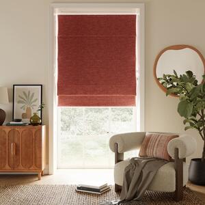 Luna Orange Umber Blackout Roman Blind