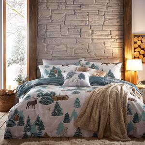 Furn. Arcticus Blue Duvet Cover and Pillowcase Set