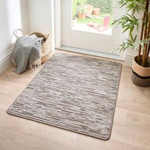 Marvel Boucle Broken Stripe Washable Rug