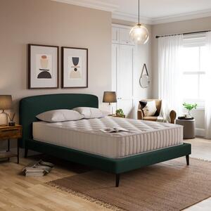 Modern Curved Upholstered Bed Frame