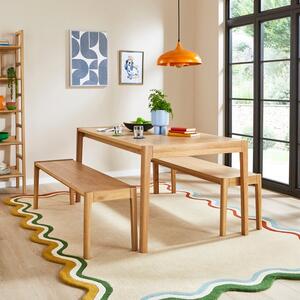 Elements Holmes Dining Table and Bench Set