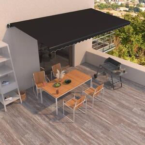 Manual Retractable Awning 600x350 cm Anthracite