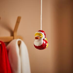 Santa Rubber Duck Light Pull