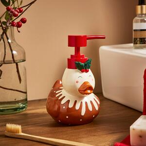 Pudding Rubber Duck Soap Dispenser MultiColoured