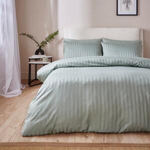 Super Soft Microfibre Stripe Duvet Cover and Pillowcase Set