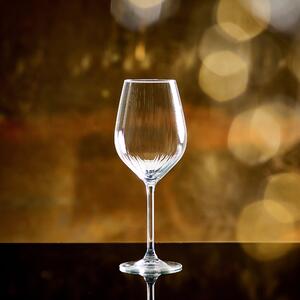 Plisse Red Wine Glass Clear