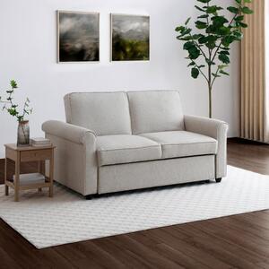 Kayden Fabric 2 Seater Scroll Arm Sofabed