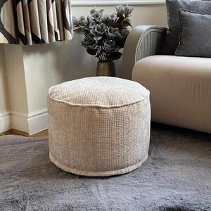 Daro Waffle Round Pouffe