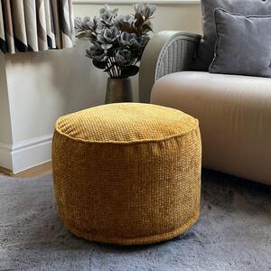 Daro Waffle Round Pouffe