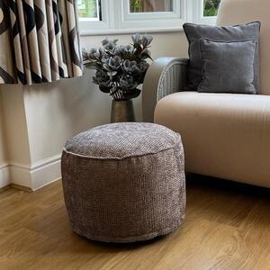 Daro Waffle Round Pouffe