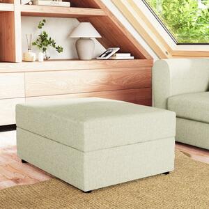 Rectangle Soft Texture Storage Footstool