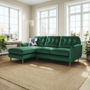 Sven Opulent Velvet Large Corner Chaise Sofa