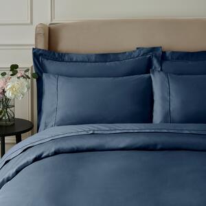 Dorma Egyptian Cotton Sateen 1000 Thread Count Standard Pillowcase Petrol (Blue)