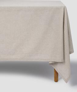 Oatmeal Linen Blend Tablecloth | Round | Piglet in Bed