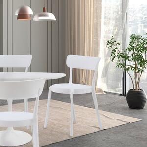 Fusion Living Plastic Bistro Dining Chair