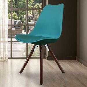 Fusion Living Soho Plastic Dining Chair with Pyramid Legs