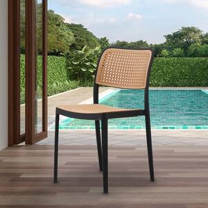 Fusion Living Plastic Cafe Dining Chair