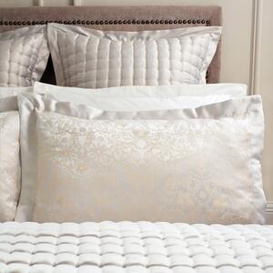 Dorma Ophelia Natural Continental Square Pillowcase