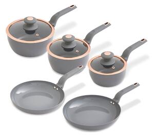 TOWER Cavaletto 5 Piece Pan Set Grey