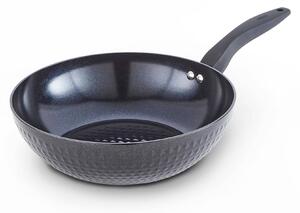 TOWER Diamo 28cm Ceramic Wok Grey