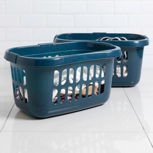 Wham Casa Set of 2 Navy Hipster Laundry Basket Navy