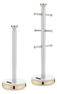 TOWER Cavaletto Mug Tree and Towel Holder White