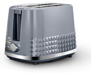 TOWER Solitaire 2 Slice Toaster Grey