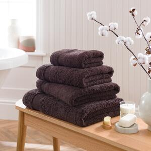 Egyptian Cotton Towel Dark Raisin