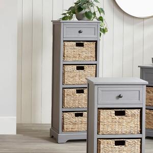 Pacific Devonshire 5 Drawer Chest, Grey