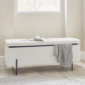 Catania Boucle Storage Bench