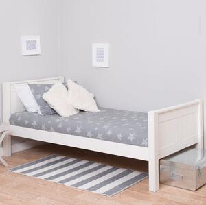 Stompa Pine Bed White