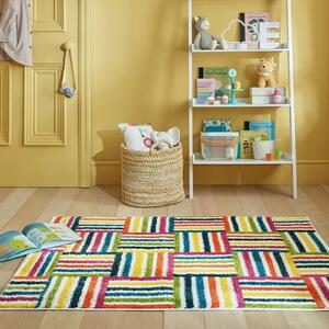 Candy Blocks Abstract Rug