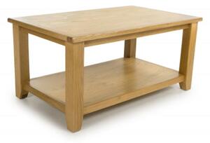 Magna Wooden Coffee Table Rectangular In Oak