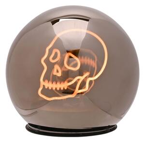 Grey Skull Round LED Light