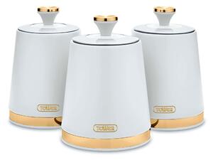 Tower Cavaletto Set of 3 Canisters White