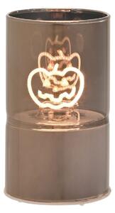 Grey Pumpkin LED Light Grey