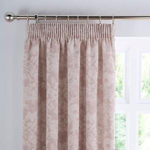 Sofia Floral Pencil Pleat Curtains