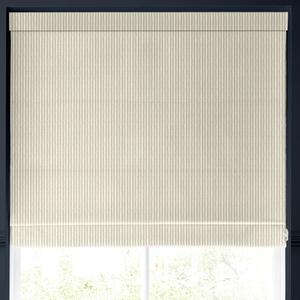 Emily Bond Oscar Stripe Made to Measure Roman Blind Linen