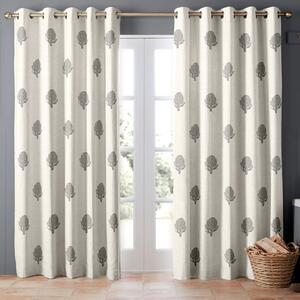 Emily Bond Globe Made to Measure Curtain Pebble