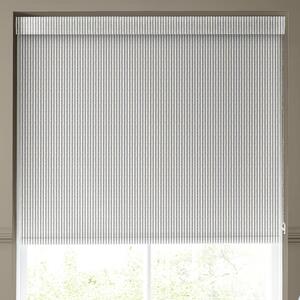 Emily Bond Oscar Stripe Translucent Made to Measure Roller Blind Indigo