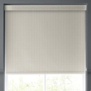 Emily Bond Oscar Stripe Translucent Made to Measure Roller Blind Smoke