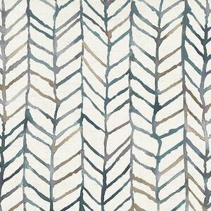 Voyage Maison Fishing Net Printed Cotton Fabric Slate