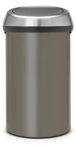 Brabantia Touch Platinum Bin, 60L Grey / Silver