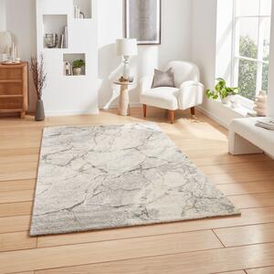 Geneva 1614 200cm x 290cm Textured Pile Rug Silver